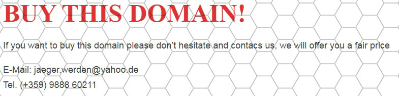 Buy that Domain!